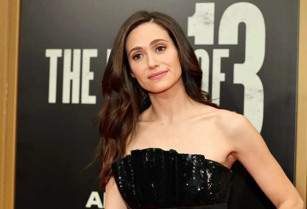 Emmy Rossum at The Fear of 13 Opening in NYC April 2026