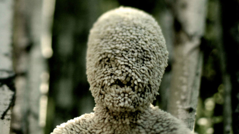 A creepy teeth monster in close-up in Channel Zero