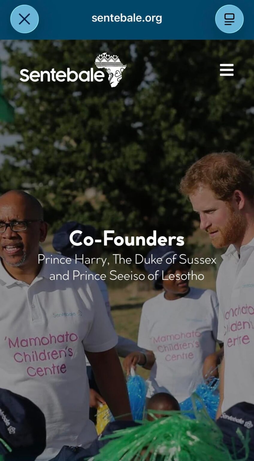 Question: If you’re suing Prince Harry for defamation claiming he ruined your reputation making it impossible for you to fundraise... then why is he still front and center on your website?