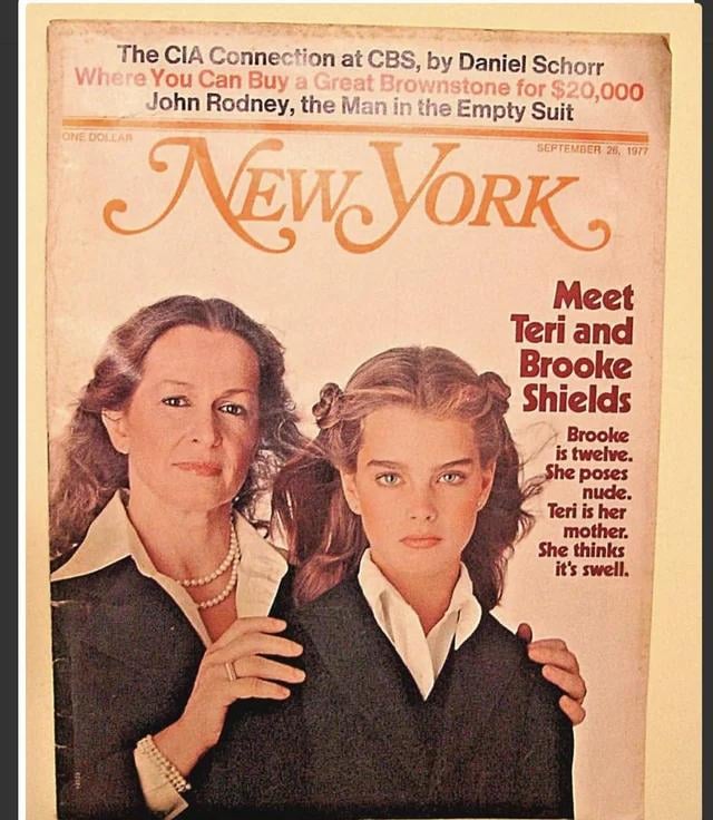 Brooke Shields being exploited by her mother, 1970s