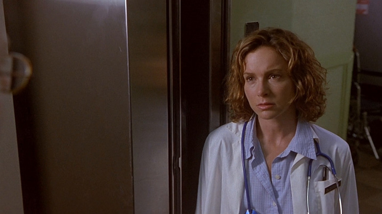 Dr. Alice Dodgson in her doctor whites n Tales from the Crypt Presents Ritual