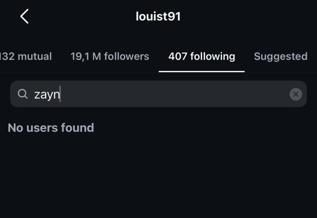 Louis Tomlinson has unfollowed Zayn Malik on instagram following a report that Zayn assaulted Louis