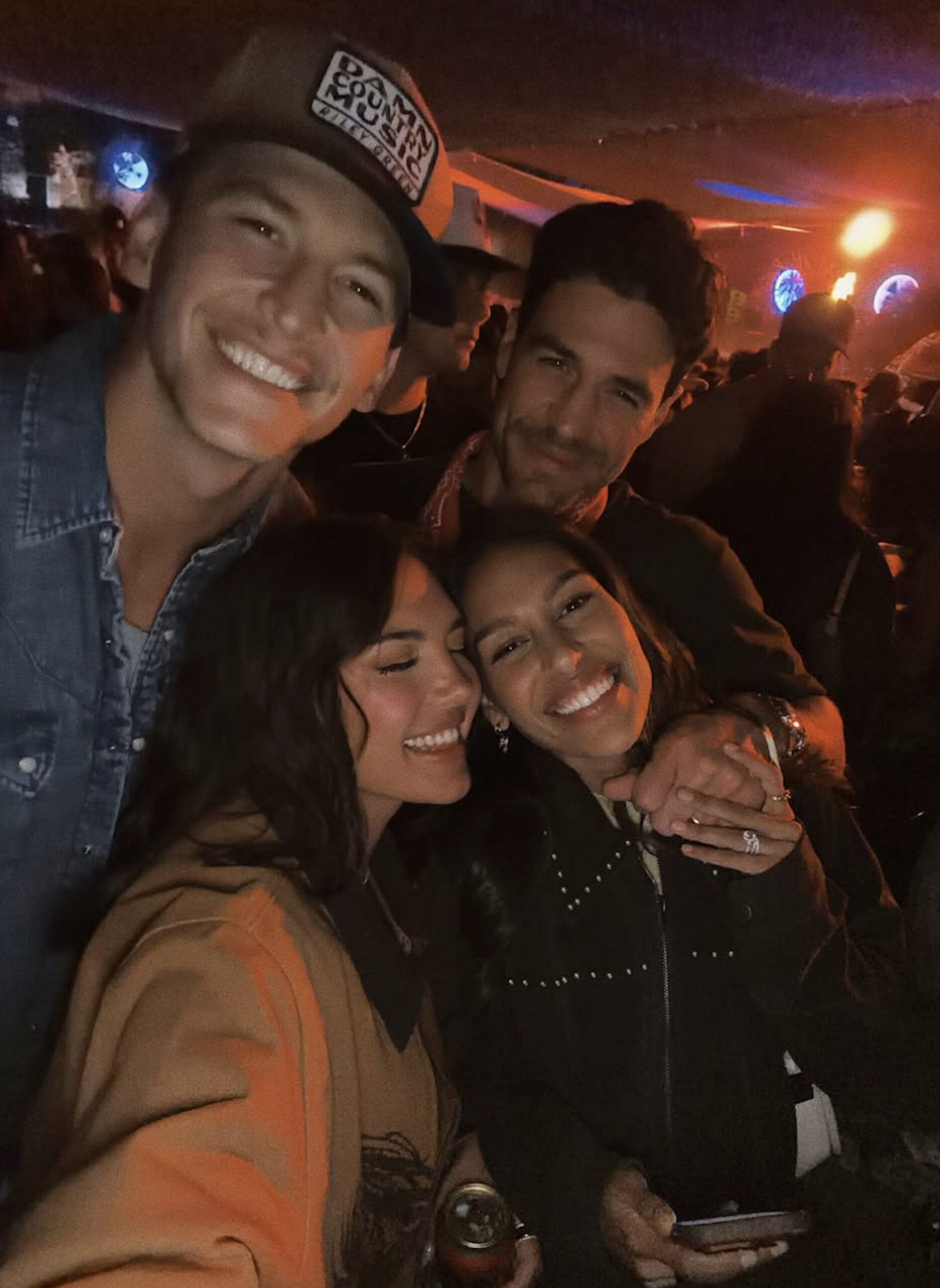 Blake Horstmann, Giannina Gibelli, Joe Amabile, and Serena Pitt at Stagecoach 2026