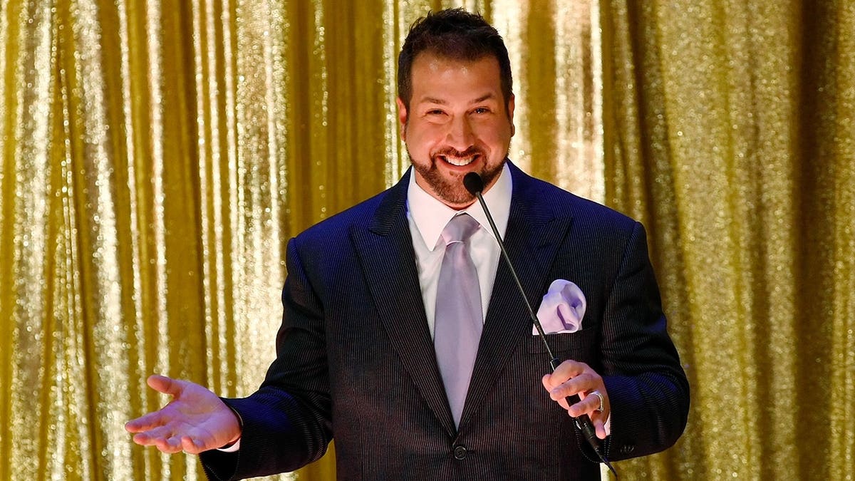 Entertainer Joey Fatone hosting The Price Is Right Live stage show at Bally's Las Vegas