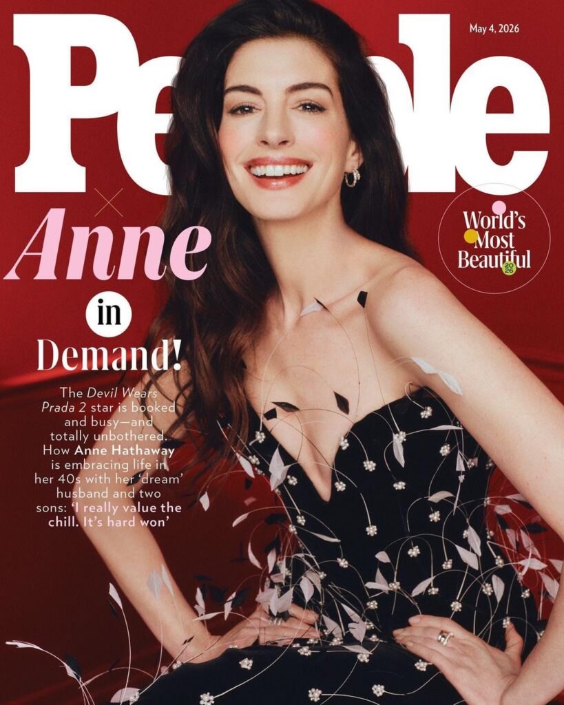 Anne Hathaway Is People’s 2026 'World’s Most Beautiful' Cover Star