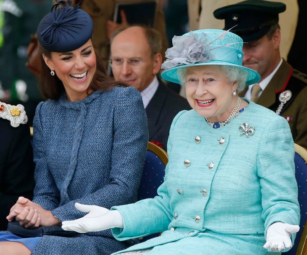 Kate and Queen Elizabeth II