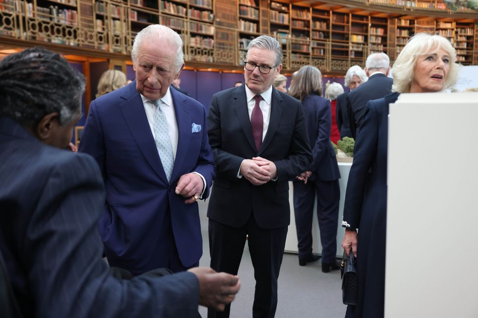 King Charles and Keir Starmer