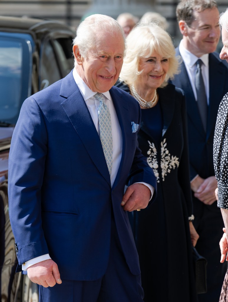 King Charles III and Queen Camilla attending an event.