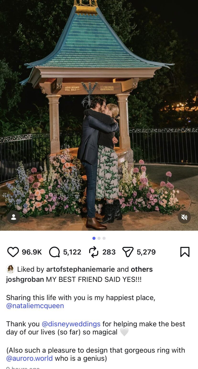 Josh Groban engaged