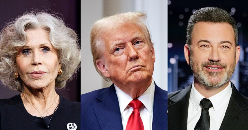 Jane Fonda's free speech group urges ABC to resist Trump's demand to fire Jimmy Kimmel