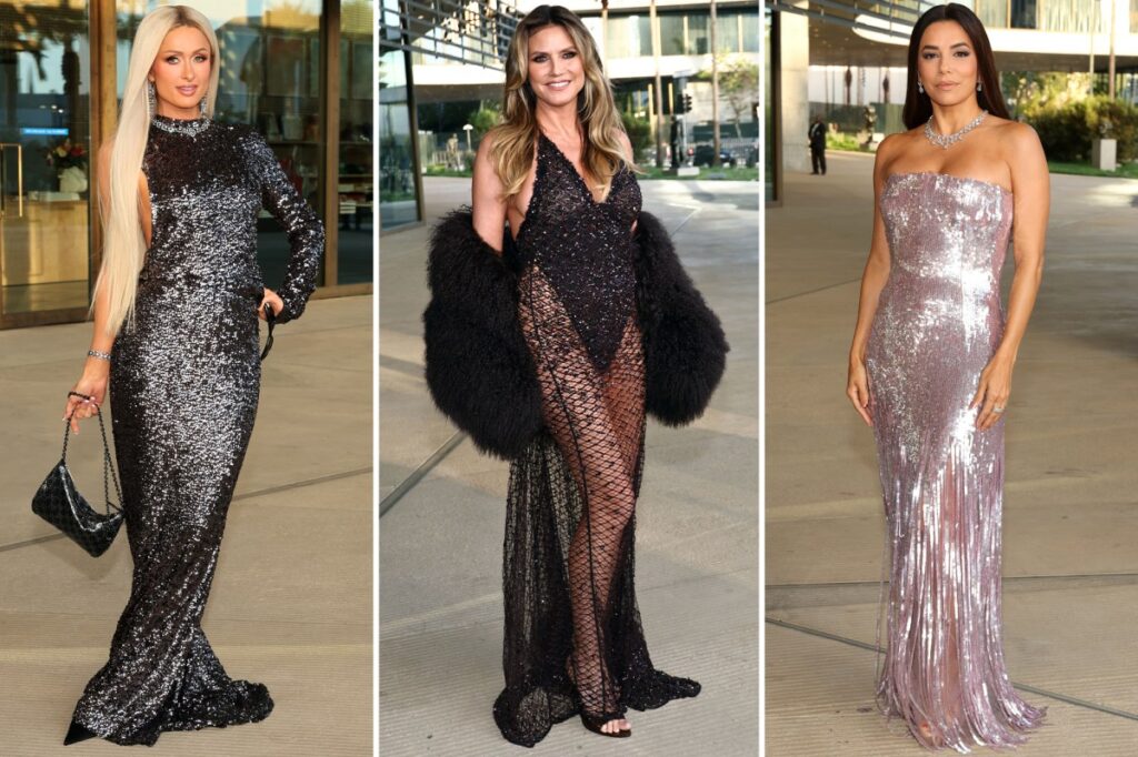 LACMA Opening Gala for the David Geffen Galleries: Paris Hilton, Heidi Klum, Eva Longoria and more