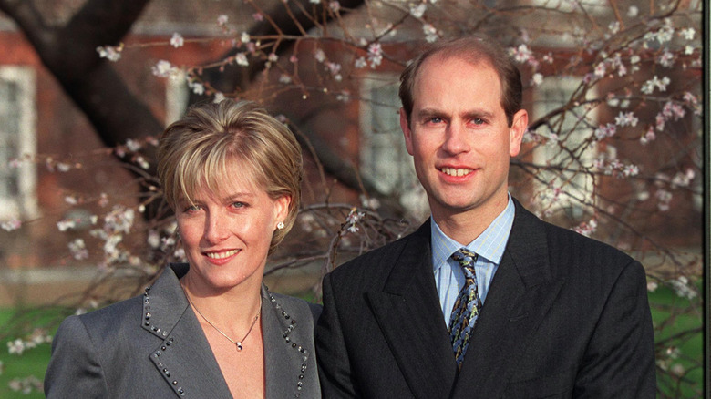 Sophie and Prince Edward smiling