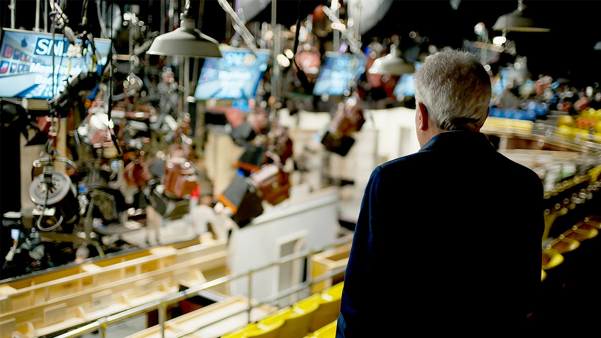 Lorne Michaels on SNL set