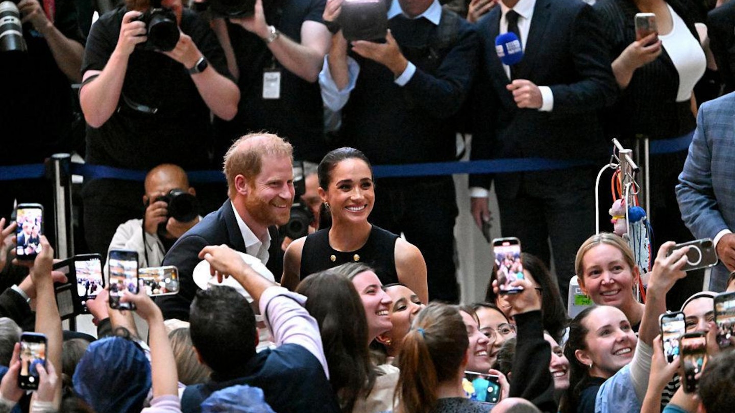 The couple are delighted with the reception they received in Australia