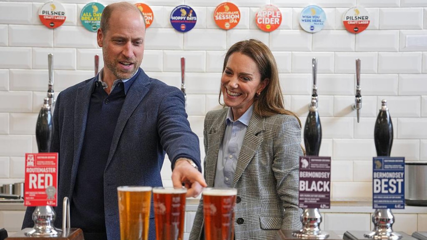 Meghan wants to beat Kate – seen here with William on a recent Royal engagement