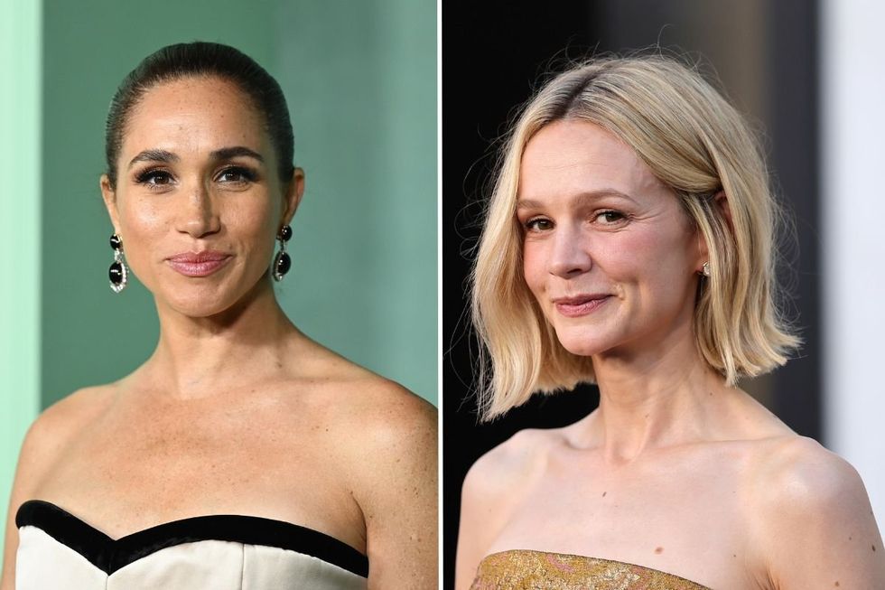 Meghan Markle and Carey Mulligan