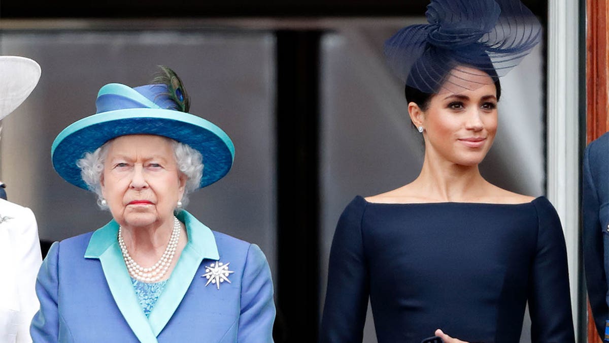 Meghan Markle and Queen Elizabeth in 2018