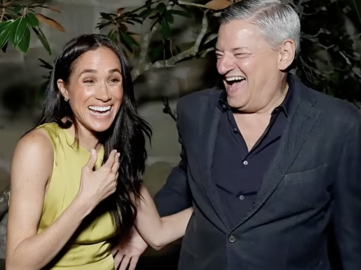 Meghan Markle and Ted Sarandos