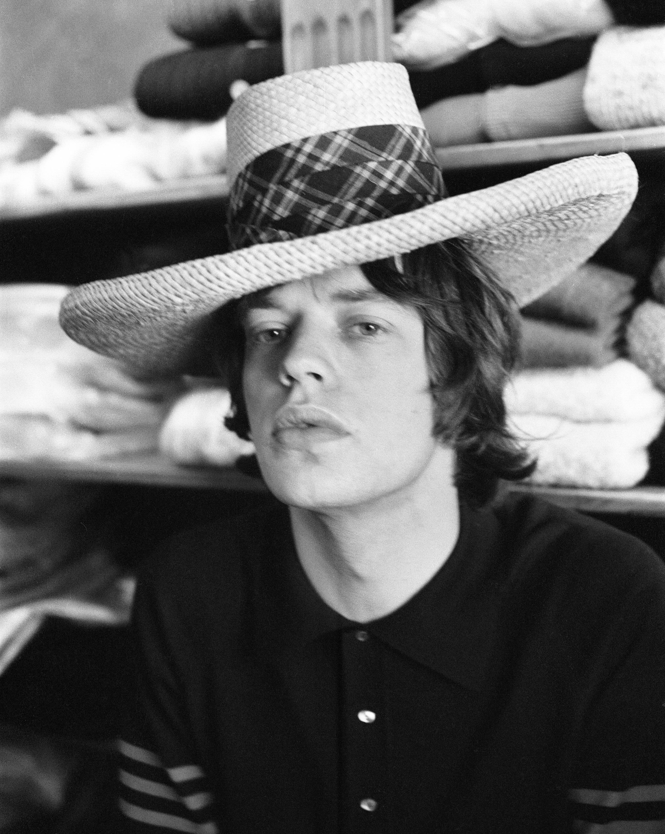mick jagger on the morning of 4 june 1964 when the rolling stones were taken shopping by their manager, andrew 'loog' ol