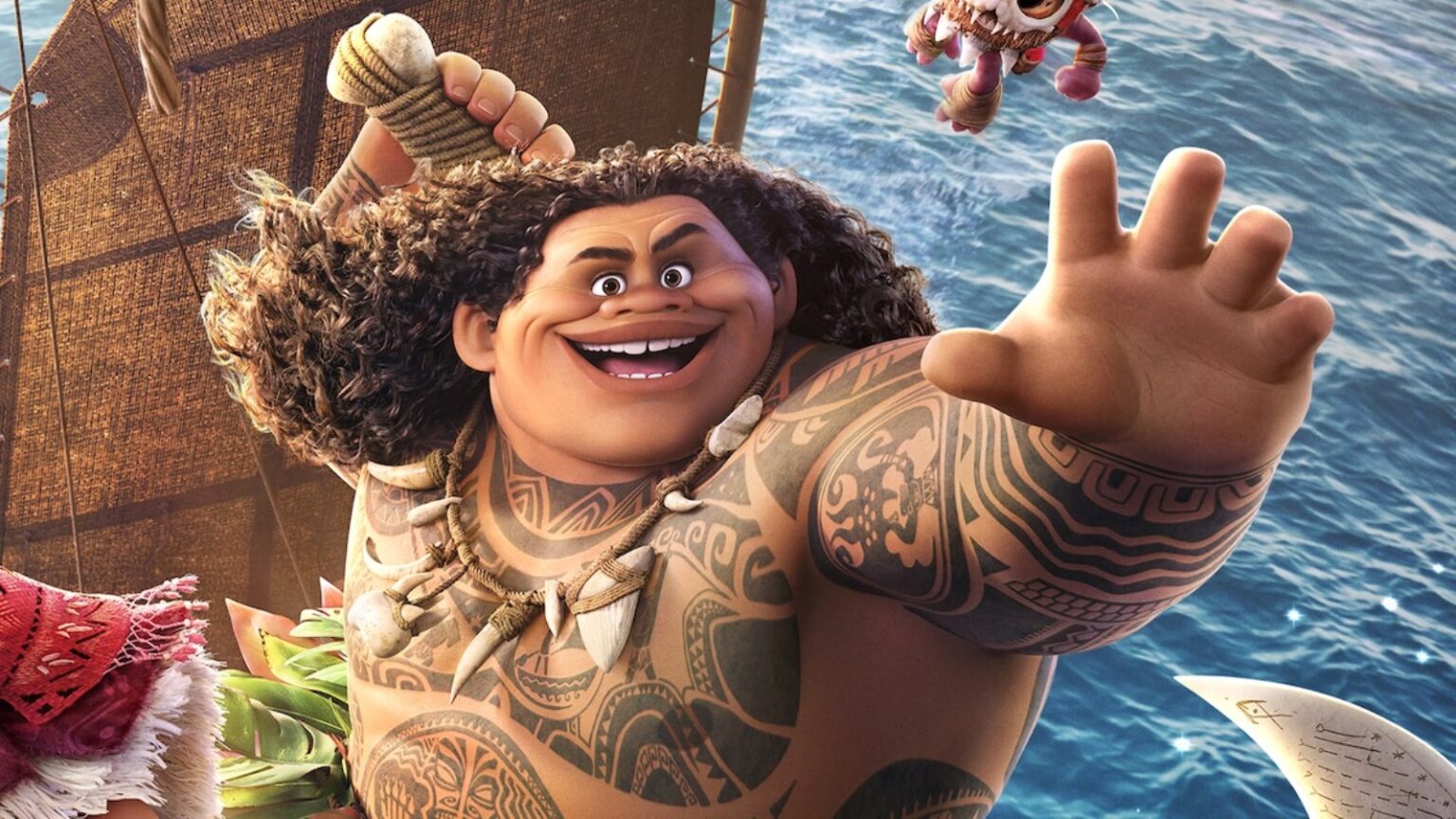 Moana Standee Shows Dwayne Johnson Looking A Lot More Like Maui (Questionable Wig, And All) Moana Standee Shows Dwayne Johnson Looking A Lot More Like Maui (Questionable Wig, And All)