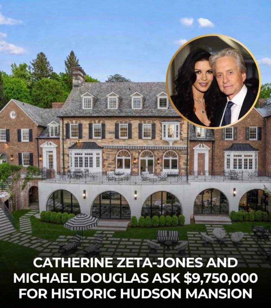 Catherine Zeta-Jones and Michael Douglas just listed their Hudson River estate for $9,750,000