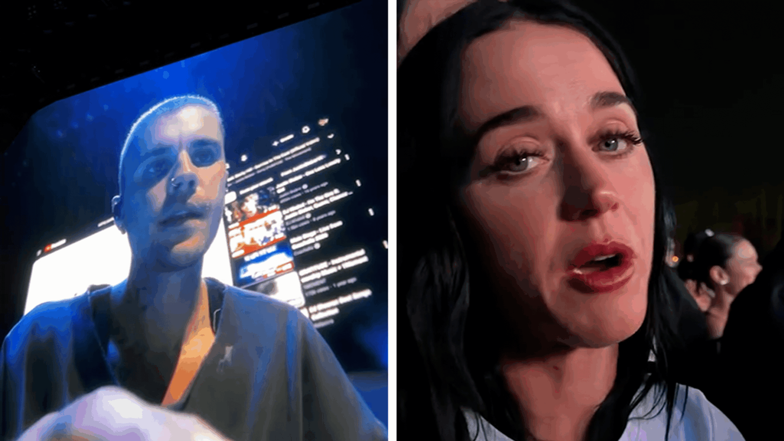 Katy Perry Jokes 'Thank God He Has Premium' During Justin Bieber's Coachella Set