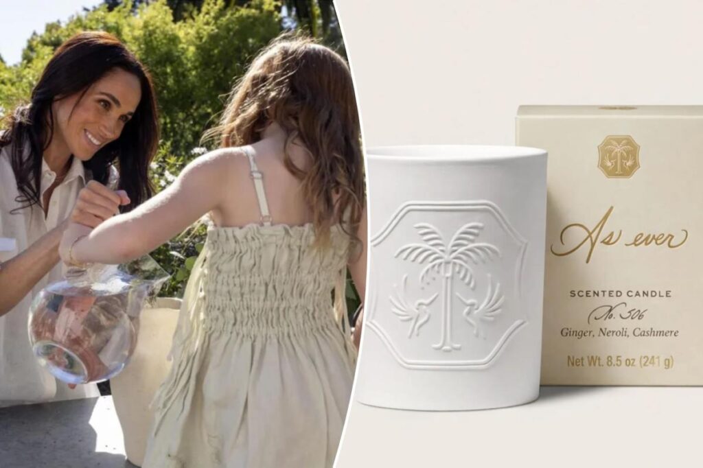 Meghan Markle promotes $64 candles via Archie, Lilibet's names
