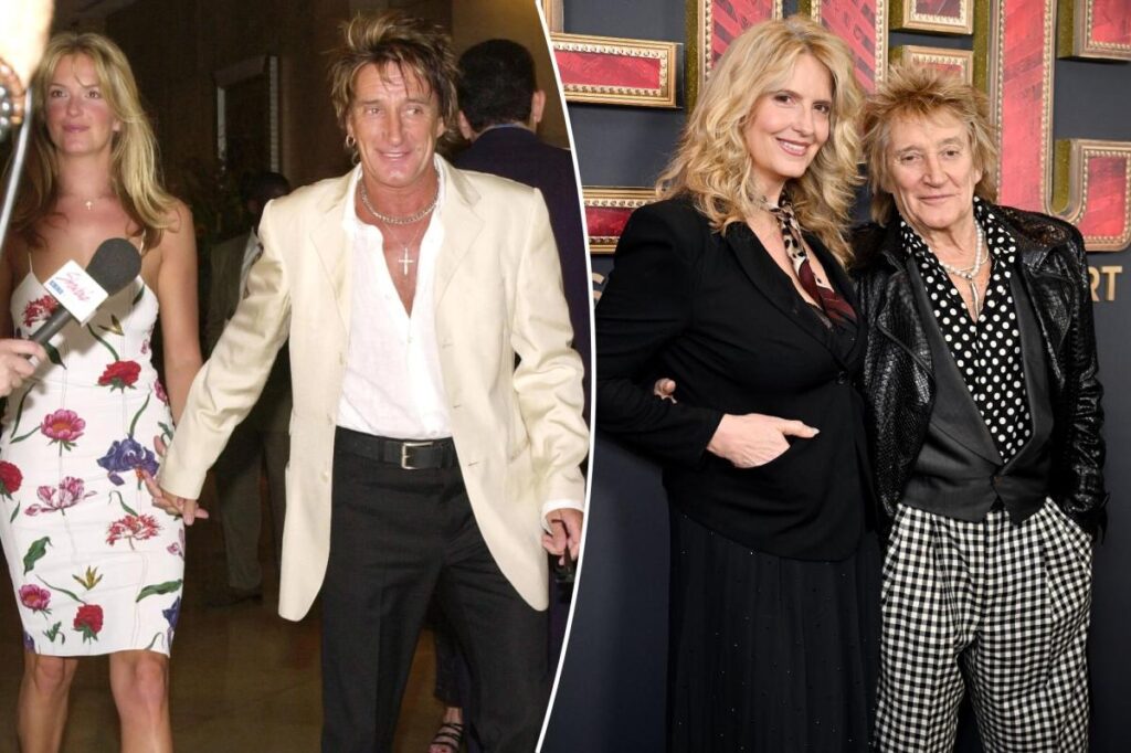 Rod Stewart wife Penny Lancaster says she deserves a medal for marriage to rock legend