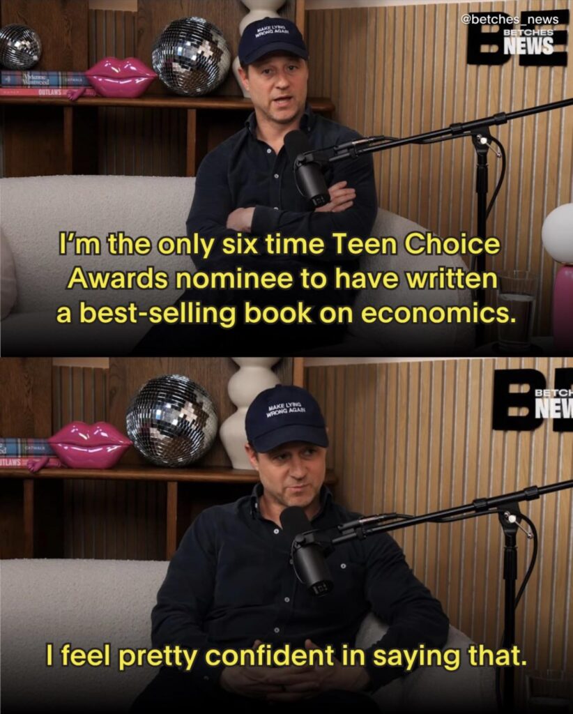 Ben McKenzie on his book Easy Money: Cryptocurrency, Casino Capitalism, and the Golden Age of Fraud “I'm the only six time Teen Choice Awards nominee to have written a best-selling book on economics.”