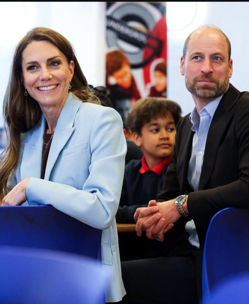 Prince and Princess of Wales visiting IntoUniversity, Southwark today
