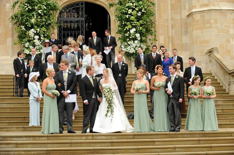 Peter Phillips and Autumn Kelly wedding