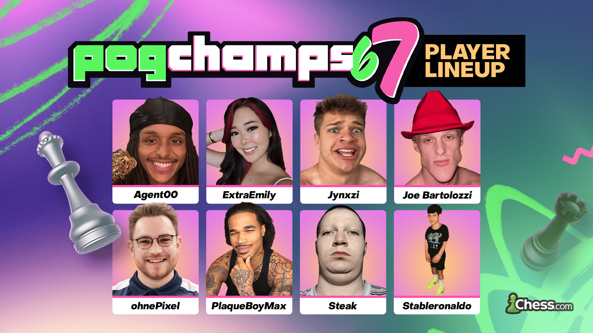 PogChamps 67 players
