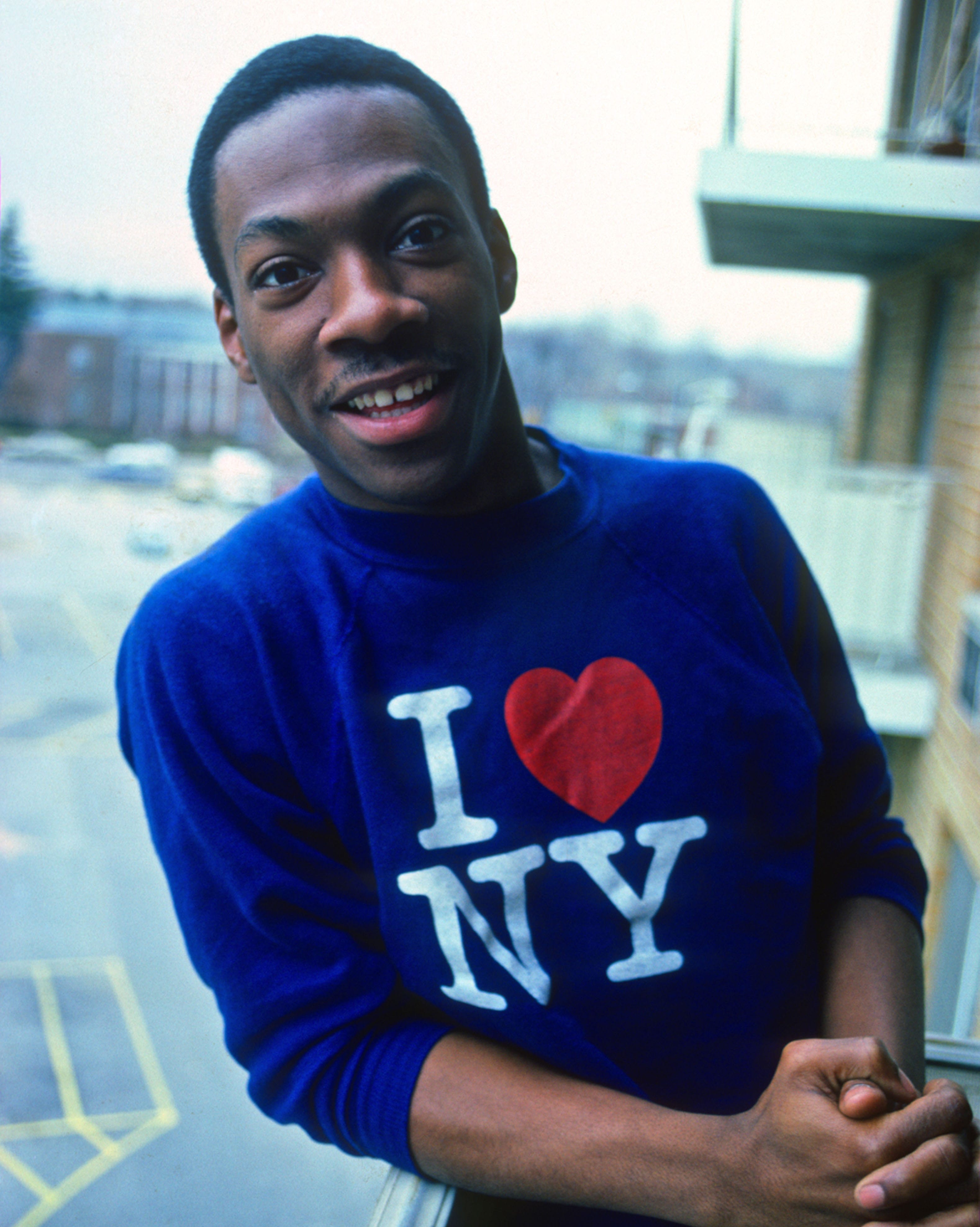 eddie murphy at his mother's house