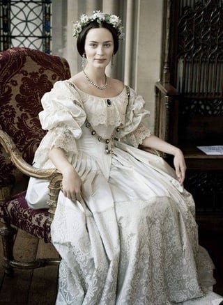 Replicas of royal wedding dresses in movies and TV shows.