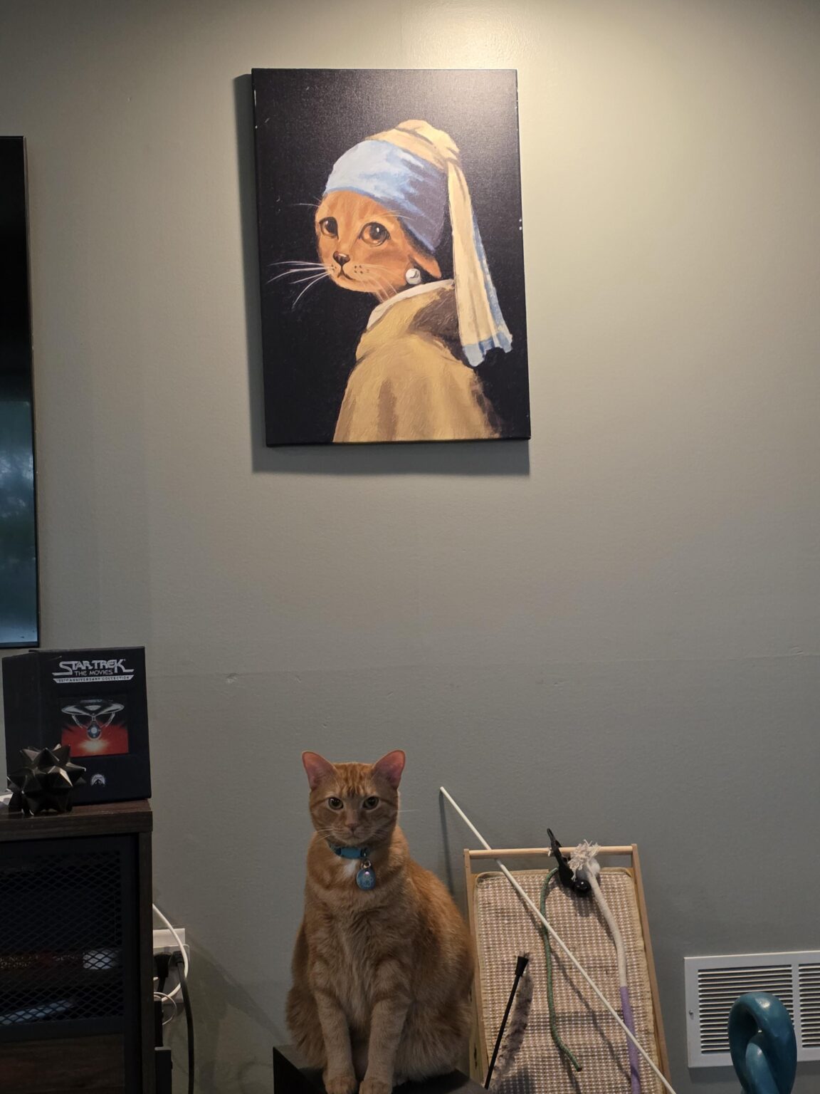 Orange with the Pearl Earring