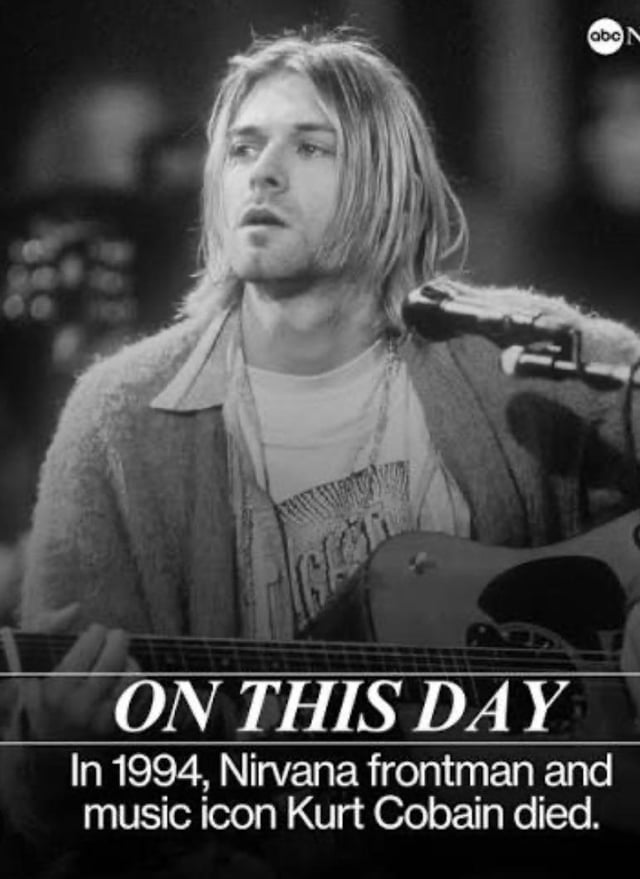 Today's date, we commemorate the passing of Kurt Cobain and Layne Staley