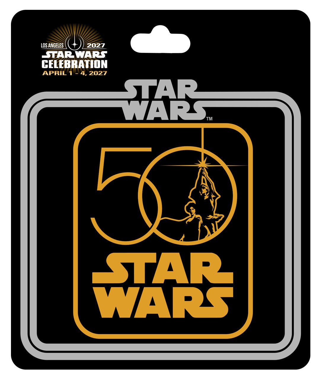 Star Wars 50th Anniversary Logo Patch