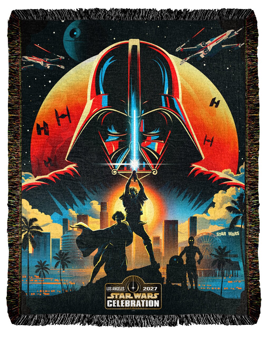 SWCLA Key Art Woven Throw Blanket