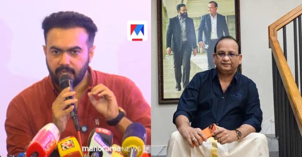 Vishnu Sasi Shankar, Murali Kunnumpurathu. Photo: Manorama News