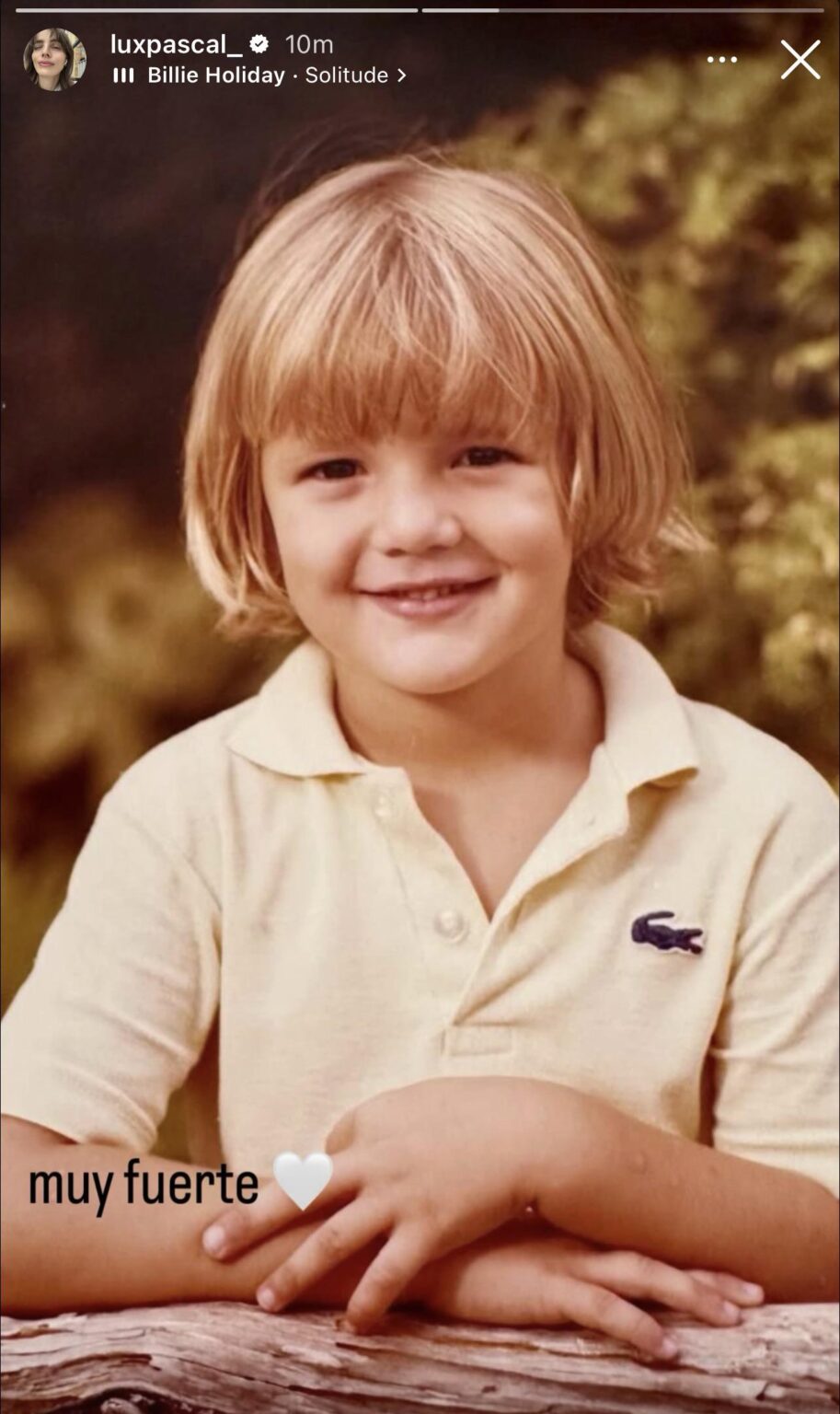 Pedro Pascal’s sister Lux shared a throwback photo of Pedro to celebrate his birthday