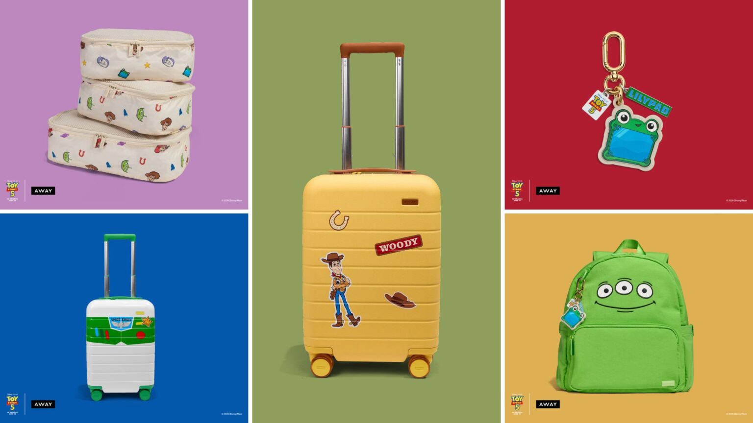 Away Reveals 'Toy Story 5' Luggage, Bags, and Charms