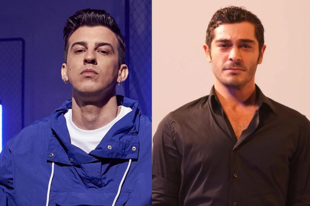 Archive images of rapper Norm Ender (left) and actor Burak Deniz (right) amid the latest Turkish celebrity drug investigation. (Photo collage by Türkiye Today Team)