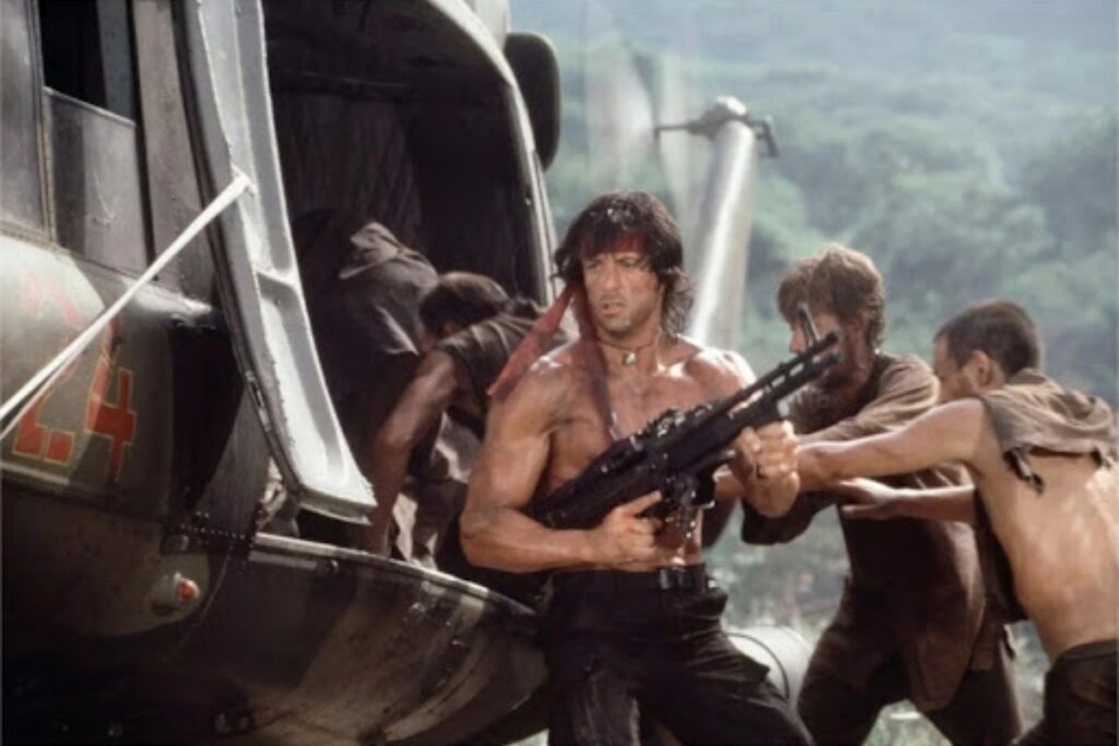 Stallone never set foot in Vietnam, despite Rambo 2 backdrop
