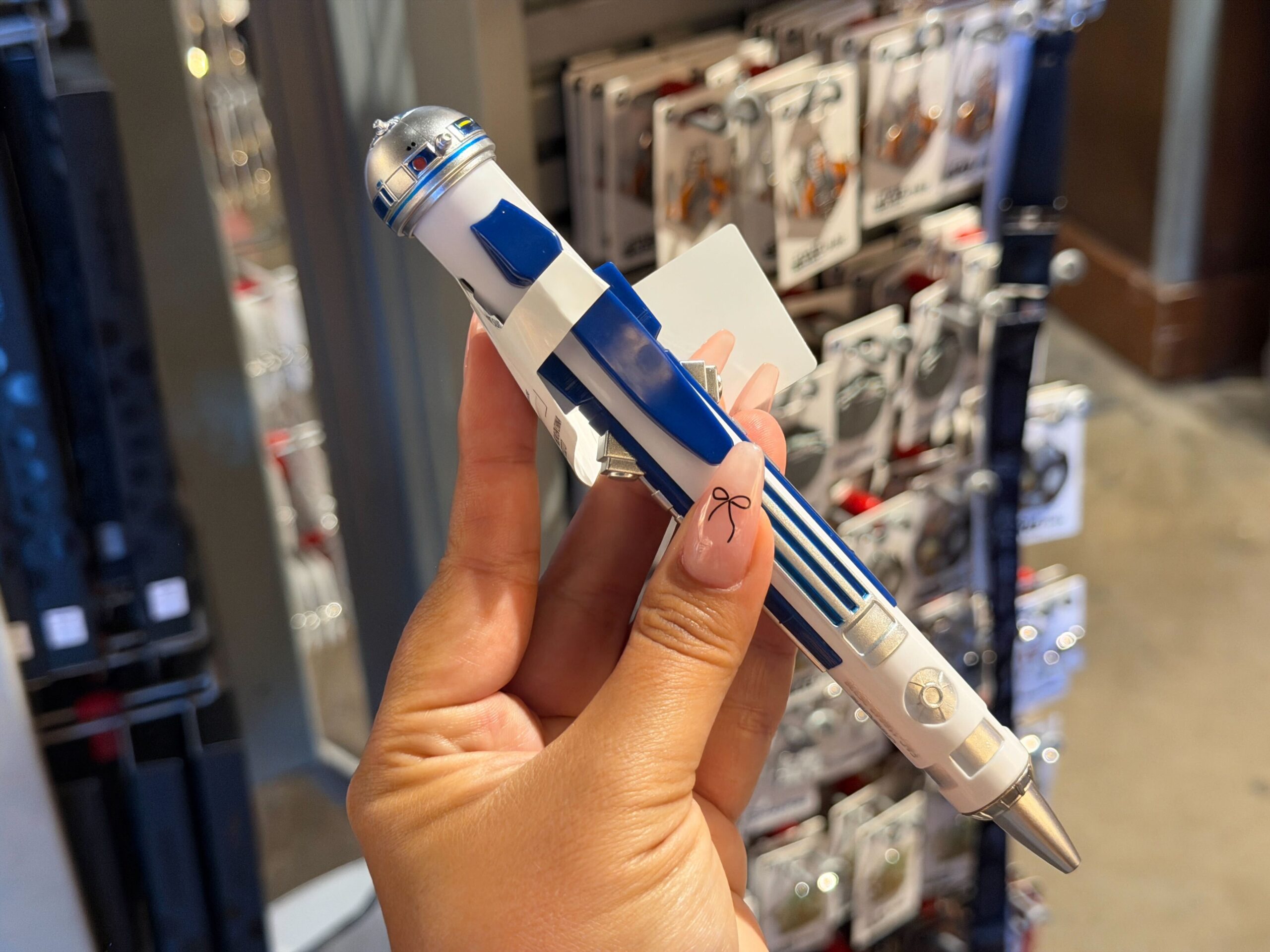 Back of R2-D2 Pen.