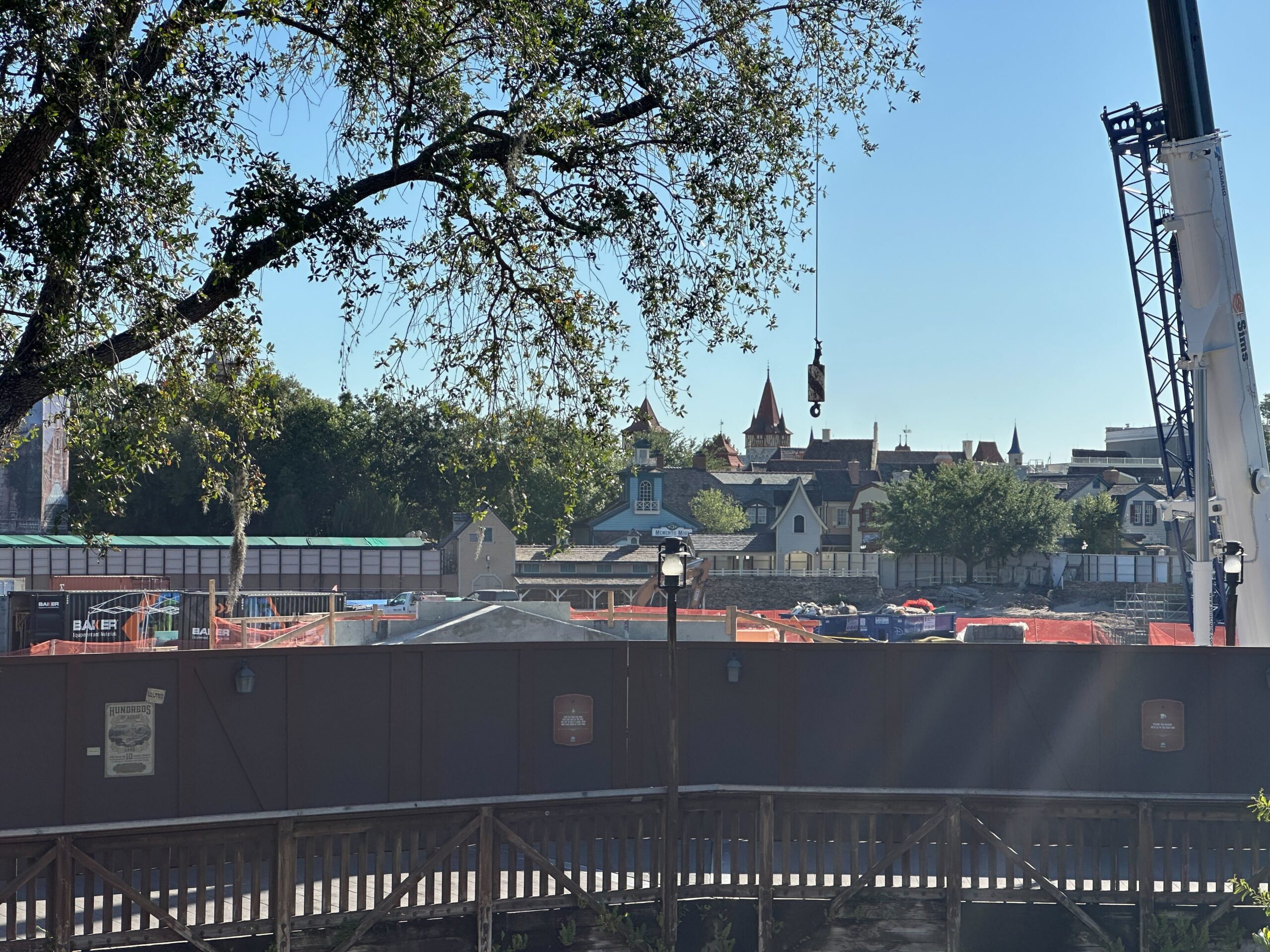 Piston Peak construction at Magic Kingdom