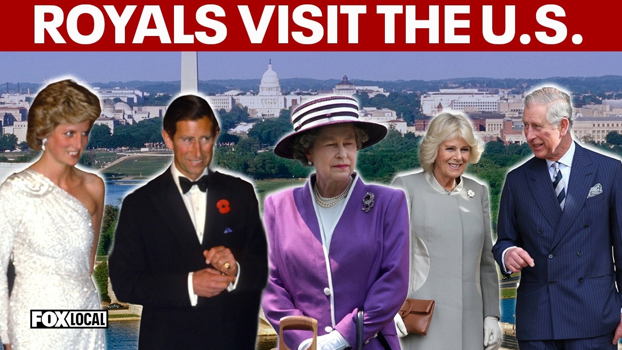 WATCH: Royal family members visiting the United States