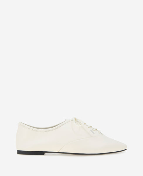 Justice Box Toe Lace Up Flat