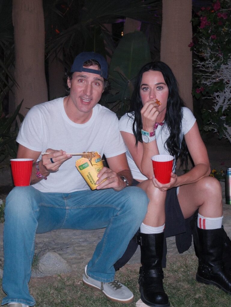 Katy Perry and Justin Trudeau at Coachella