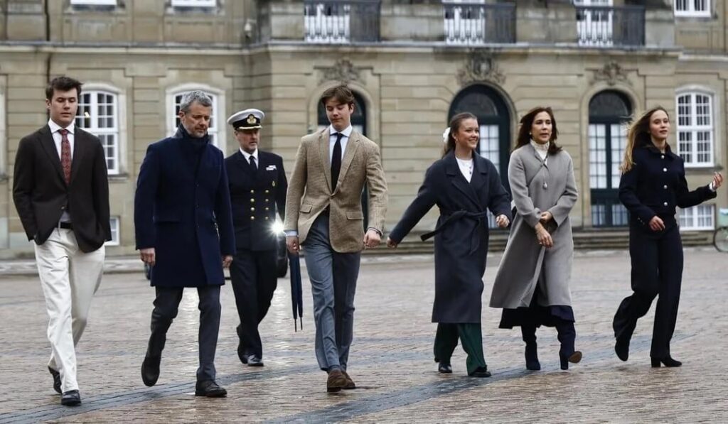 The Danish Royal Family Attend Easter Service at Frederik’s Church The Danish Royal Family Attend Easter Service at Frederik’s Church