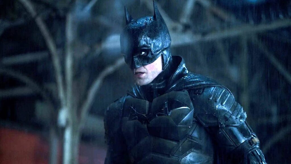 ROBERT PATTINSON as Batman in Warner Bros. Pictures’ action adventure “THE BATMAN,” a Warner Bros. Pictures release. Photo: Jonathan Olley/™ & © DC Comics. © 2021 Warner Bros. Entertainment Inc. All Rights Reserved.